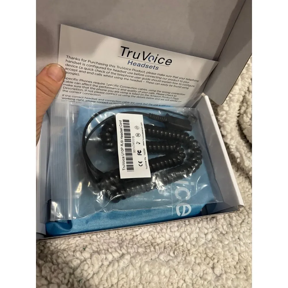 TruVoice‎ HD-300 Deluxe Single Ear Headset with Noise Reduction Voice Tube